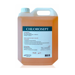 uae/images/productimages/ameya-fzc/alchohol-based-anticeptic/chlorosept-antiseptic-solution-1-5-percentage-chlorhexidine-gluconate-3-percentage-cetrimide-solution-4-5-liter.webp
